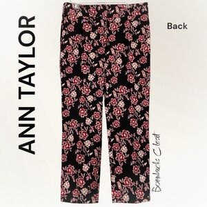 New Ann Taylor Floral Print Pants